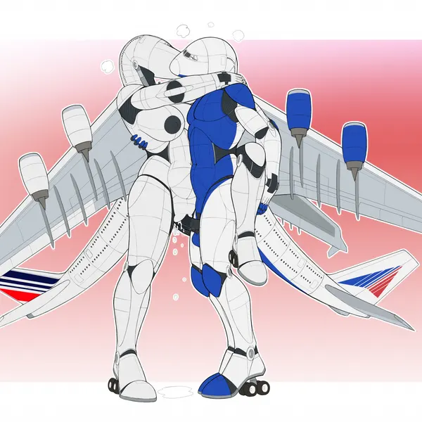 air france, airbus created by ndragon3