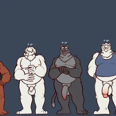 albert (daxhush), arin (daxhush), ben thompson created by daxhush