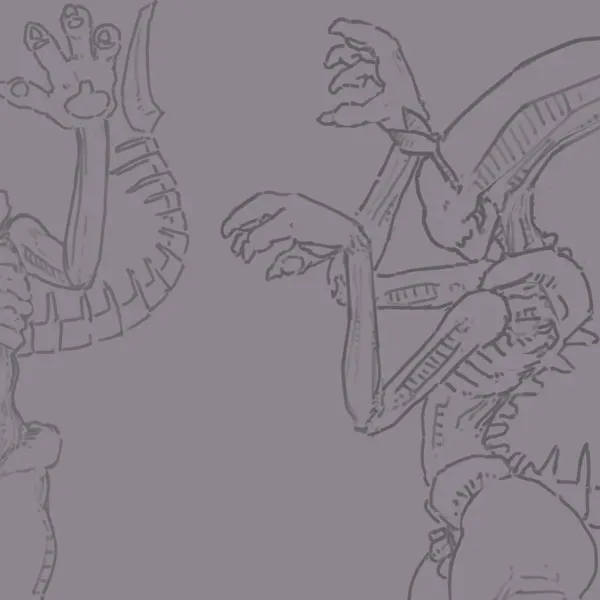 alien (franchise) created by gromdrawing