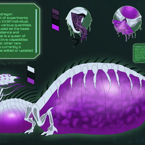 alien queen (alien (franchise), mythology) created by owl light
