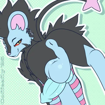 alli the luxray (nintendo, pokemon) created by coffeefly