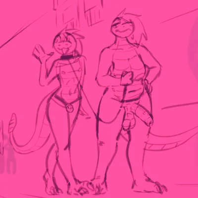 amon (atrolux), background character, kyra (atrolux) (shedding inhibitions (atrolux)) created by atrolux