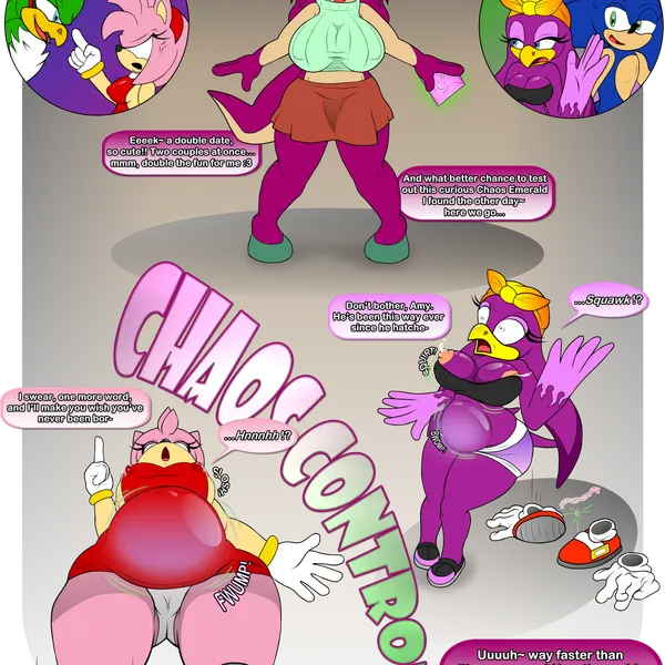amy rose, jet the hawk, sonic the hedgehog (sega, sonic riders) created by myicrolewdz