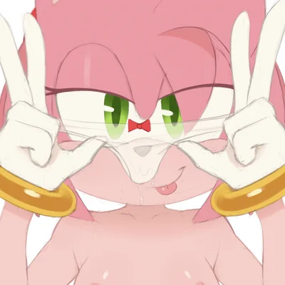amy rose (panties trend, sega) created by marbleous