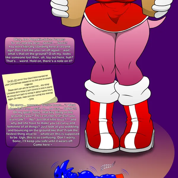 amy rose, sonic the hedgehog (sega, sonic the hedgehog (series)) created by myicrolewdz, xxbluespinxx