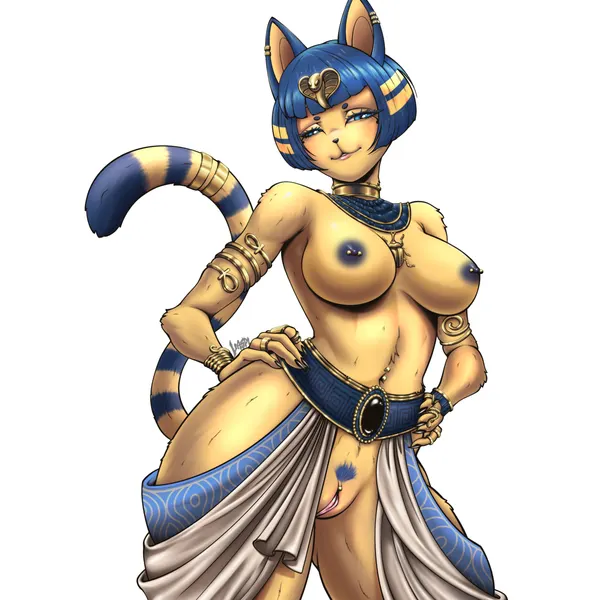 ankha (animal crossing) (animal crossing, nintendo) created by vaspi