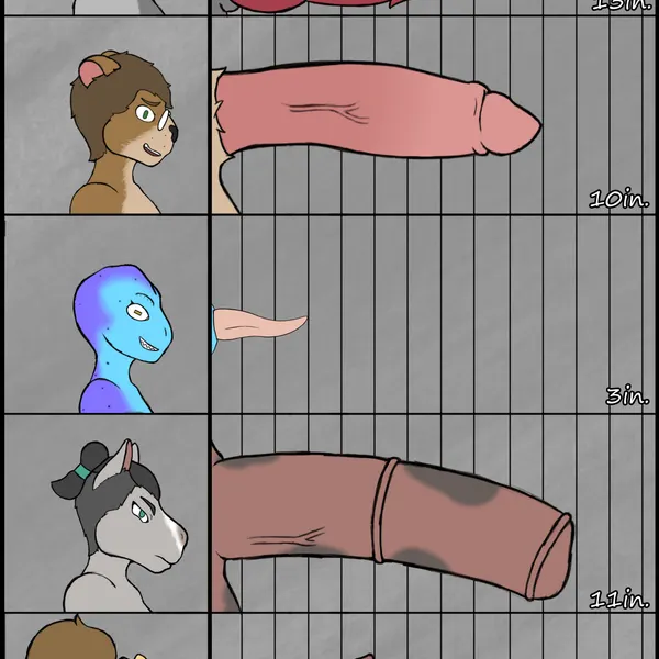 annie (terrytheartguy), cameron (terrytheartguy), coco (pixelneko) (penis lineup) created by terrytheartguy