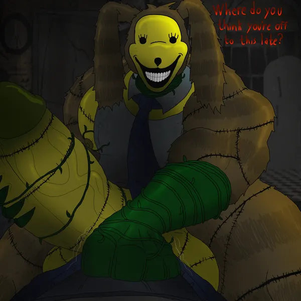 anon, lorenzo waterman (the walten files), pumpkin rabbit (the walten files) created by m4n
