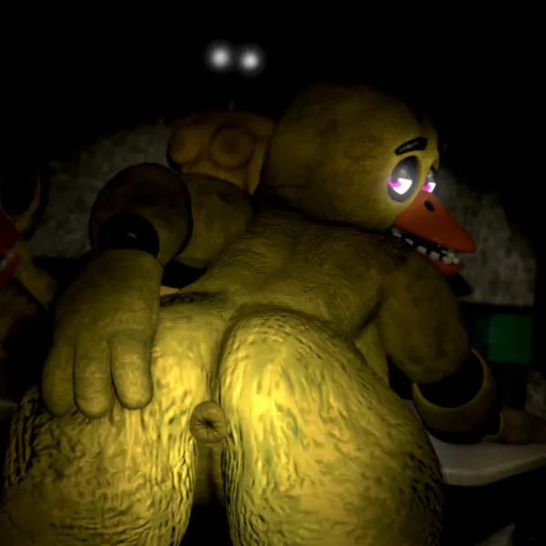 background character, chica (fnaf), toy chica (fnaf) (five nights at freddy's, five nights at freddy's 2) created by r1v3r styx