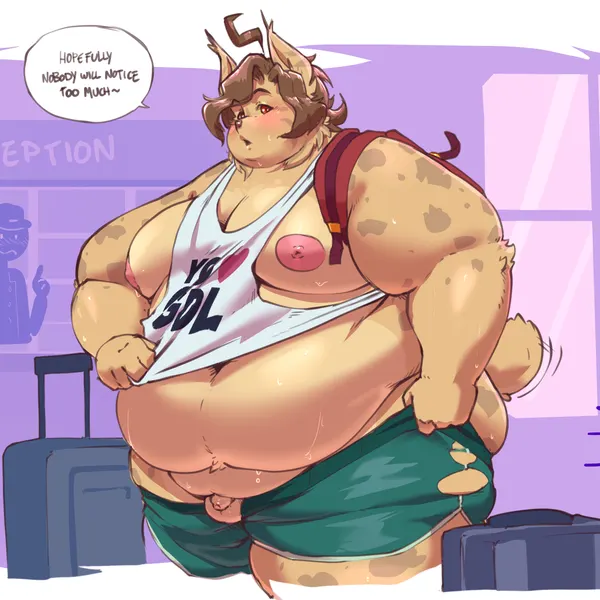 background character, mango (mangolynx) created by mangolynx