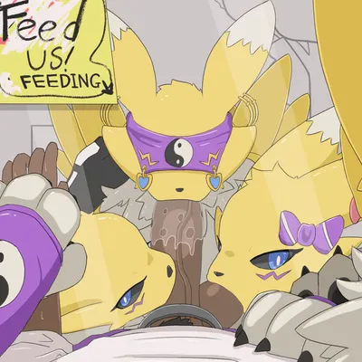 bandai namco, digimon created by dengon