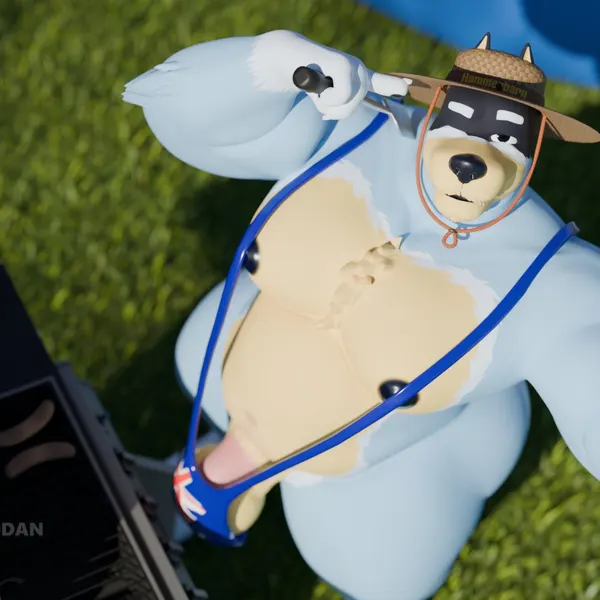 bandit heeler (bluey (series)) created by codans