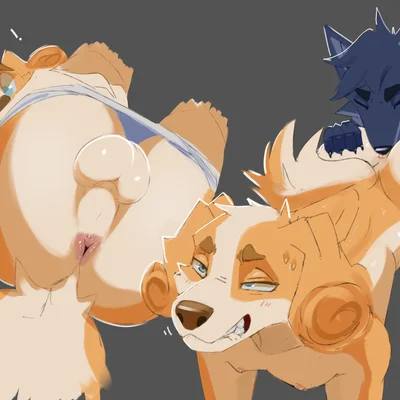 belfort (belfort and lupin), lupin (belfort and lupin) (belfort and lupin) created by naughty borzoi