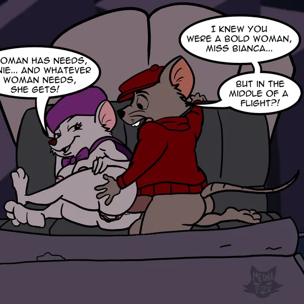 bernard (the rescuers), miss bianca (the rescuers) (disney, the rescuers (disney)) created by mednafox