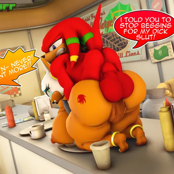 big the cat, jet the hawk, knuckles the echidna (sega, sonic riders) created by rocketspuff