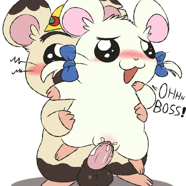 bijou (hamtaro), boss (hamtaro) (hamtaro (series)) created by mincheeto