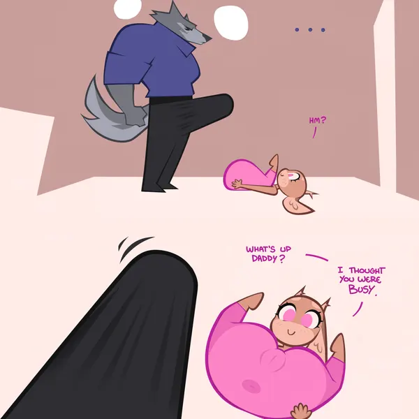 bimbo deer, wolf daddy (fangdangler) created by fangdangler