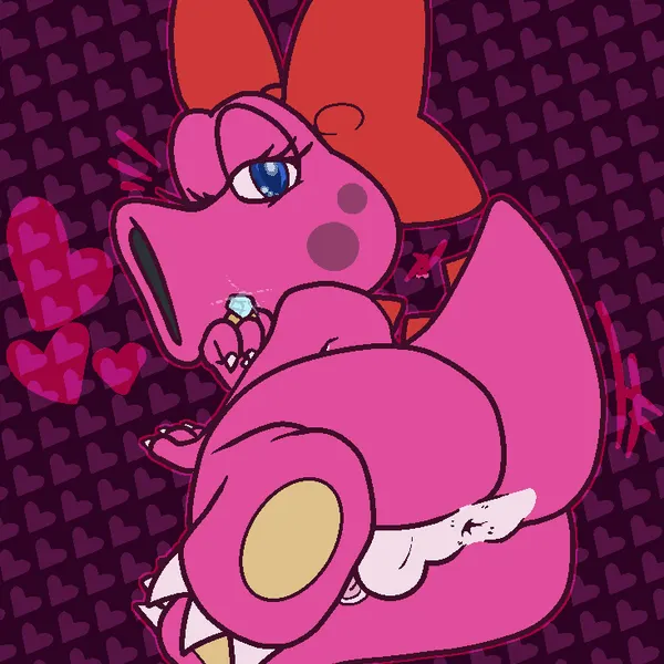 birdo (character) (mario bros, nintendo) created by junebug69
