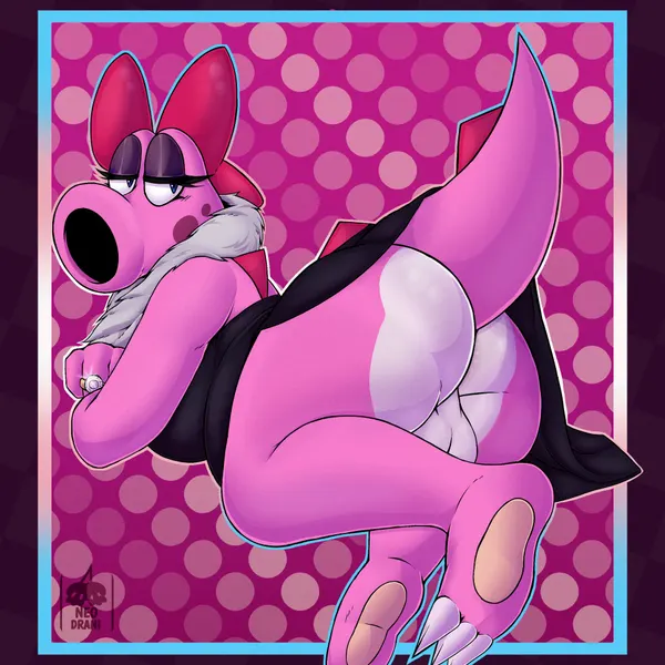 birdo (character) (mario bros, nintendo) created by neodrani