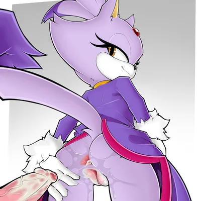 blaze the cat (sega, sonic the hedgehog (series)) created by amazinggwen