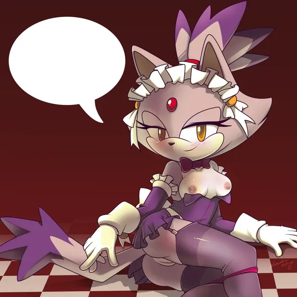 blaze the cat (sega, sonic the hedgehog (series)) created by nancher
