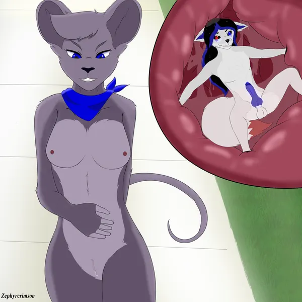 blue (bluedemond), zephyrcrimson (pyrecrimson) created by pyrecrimson