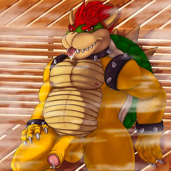 bowser (mario bros, mythology) created by zalvaris