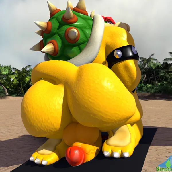bowser (mario bros, nintendo) created by albalbalb