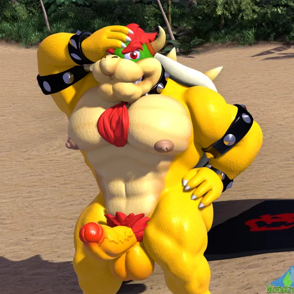 bowser (mario bros, nintendo) created by albalbalb