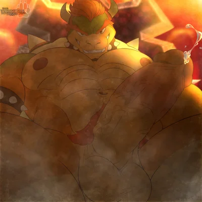 bowser (mario bros, nintendo) created by yurivitor19abv