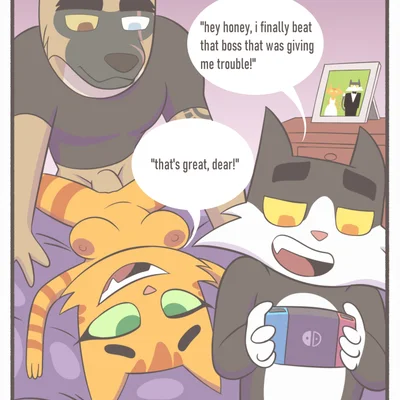 brutus (pixie and brutus), fran (litterbox comics), joel (litterbox comics) (litterbox comics, nintendo) created by canoart