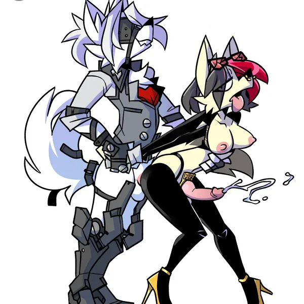 burnice white, leonzawolf, von lycaon (halloween, mihoyo) created by pixylbyte