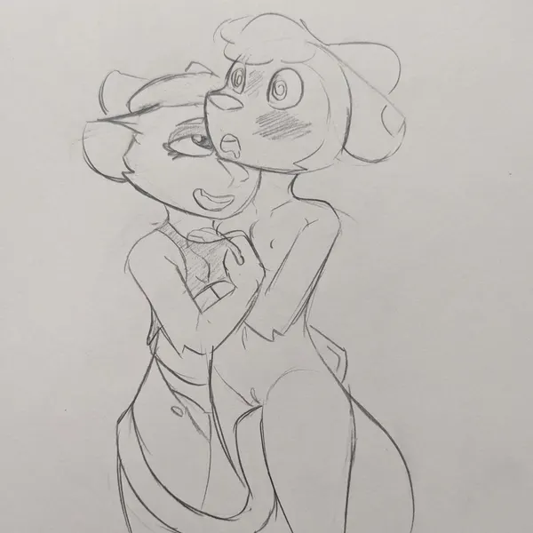 carrie dewclaw, roscoe (lupopossum) created by lupopossum