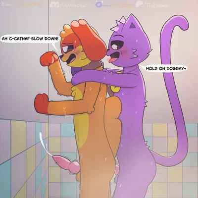 catnap (poppy playtime), dogday (poppy playtime) (mob entertainment, poppy playtime) created by tinky