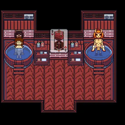 ceroba ketsukane, clover (undertale yellow), cole (deltarune yellow) (undertale (series), undertale yellow) created by bladedbard