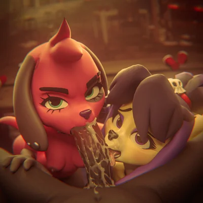 cherry (animal crossing), isabelle (animal crossing), relsei (ralsei746) (animal crossing, nintendo) created by racoum