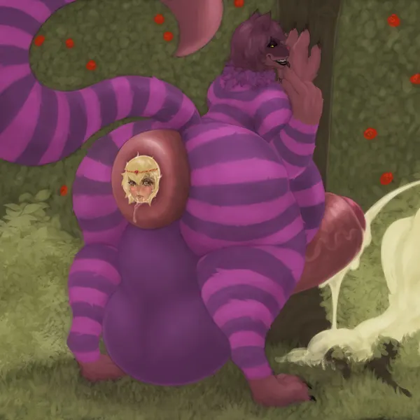 cheshire cat, cheshire cat (disney) (alice in wonderland) created by killergrizzly