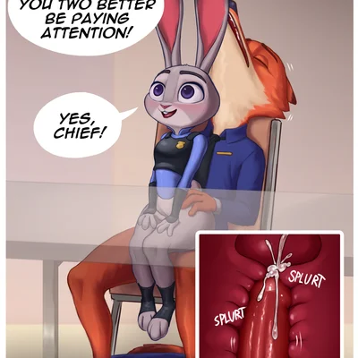 chief bogo, judy hopps, nick wilde (disney, zootopia) created by backtailart