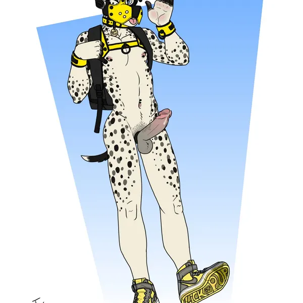 chris the dalmatian (bartek22) (air force 1, nike) created by bartek22