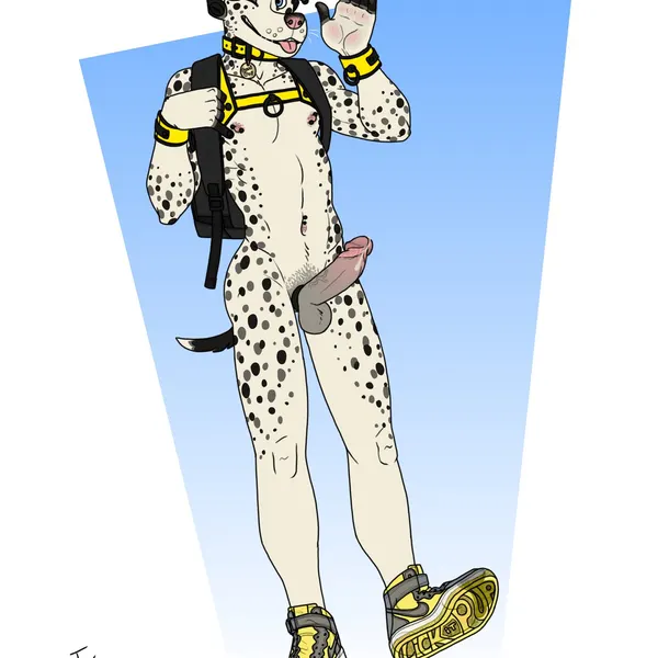 chris the dalmatian (bartek22) (air force 1, nike) created by bartek22