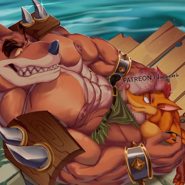 crash bandicoot, tiny tiger (activision, crash bandicoot (series)) created by joelbearb