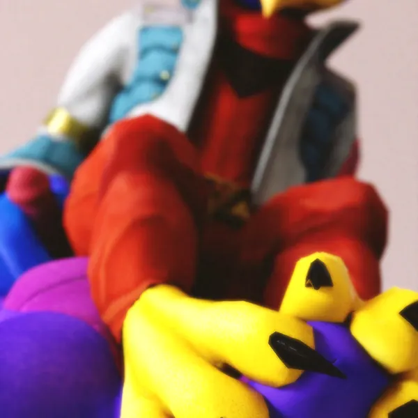 cyprian (foxmccloud278), falco lombardi (mythology, nintendo) created by rookieanimator210