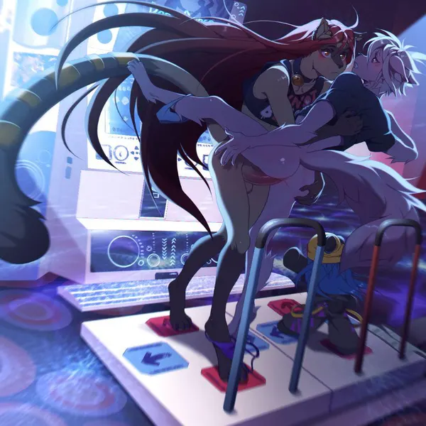 darkeye, leona (aka) little one, sledge revorse (bemani, dance dance revolution)