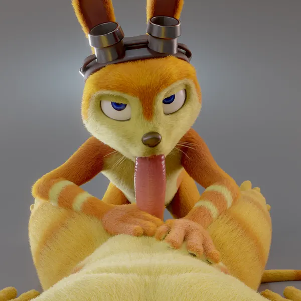 daxter, ratchet (ratchet and clank) (jak and daxter, naughty dog) created by no-name-no-problem