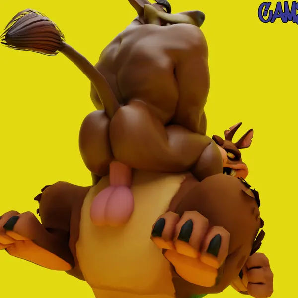 dingodile, tiny tiger (activision, crash bandicoot (series)) created by camseven