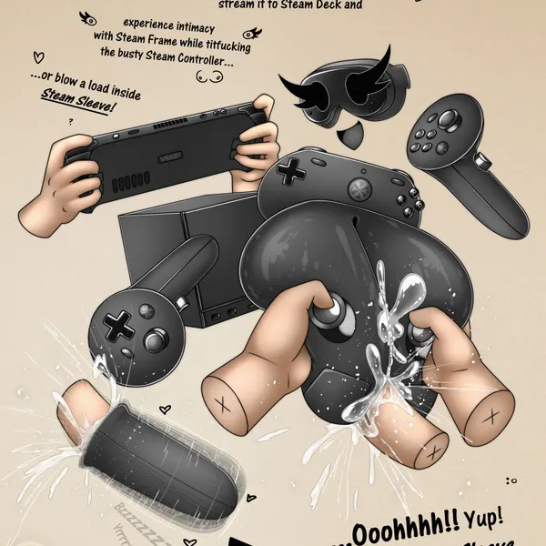 easter, steam controller (2026) created by vrabo