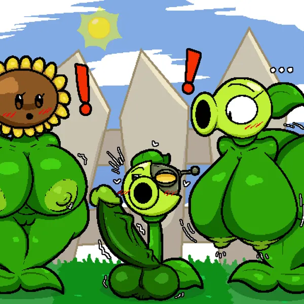 electronic arts, plants vs. zombies created by luanctoons