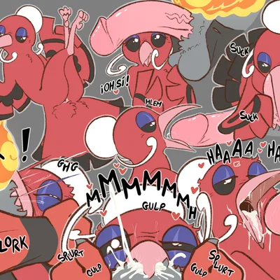 esmeralda (oricorio), maximilian (incineroar) (nintendo, pokemon) created by rozalid