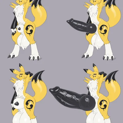 fan character (bandai namco, digimon) created by slimefur