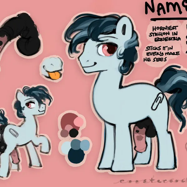 fan character (hasbro, my little pony) created by roostercocke